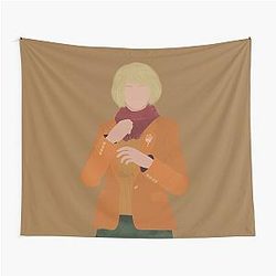 Resident Evil 4 Remake Ashley Graham Fan Art Tapestry