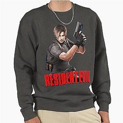Leon S. Kennedy-Resident Evil Resident T-Shirt Pullover Sweatshirt