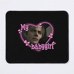 My baby Leon Scott Kennedy Resident Evil 4 Mouse Pad