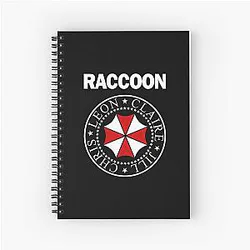 Resident Evil Raccoon City White Spiral Notebook