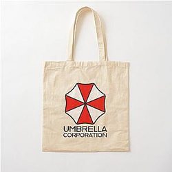 Game Resident Evil Umbrella Corp Cotton Tote Bag