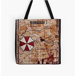 Explore Resident Evil: Raccoon City Merchandise Apparel All Over Print Tote Bag