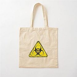 Game Resident Evil Zombie Biohazard Sign Cotton Tote Bag