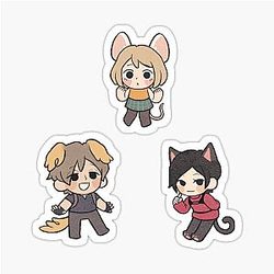 Resident Evil 4 Remake: Leon, Ada, Ashley Sticker