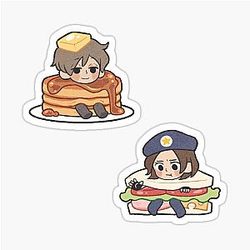 Resident Evil: Leon and Jill Sticker