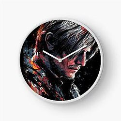 Grizzled Leon Kennedy Resident Evil 9 Jacket RPD Rookie T-Shirt Clock