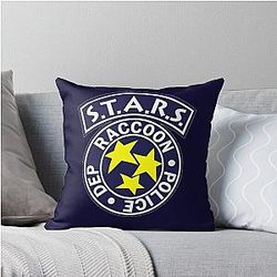Resident Evil Raccoon City Police Throw Pillow