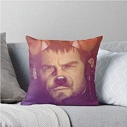Chris Redfield Snapchat Resident evil Village Throw Pillow