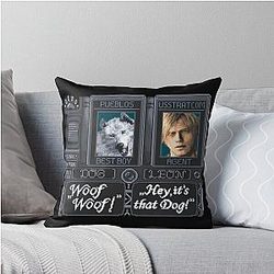 Resident Evil Leon Kennedy Pixel Art Throw Pillow