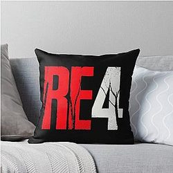 Resident Evil 4 Remake Throw Pillow