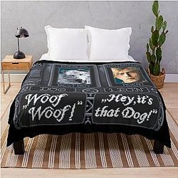 Resident Evil Leon Kennedy Pixel Art Throw Blanket