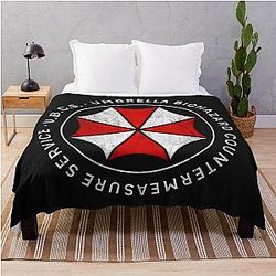 Umbrella Biohazard Countermeasure Service - Resident Evil 3 Throw Blanket