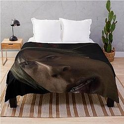 Leon Kennedy Resident Evil 4 Remake Throw Blanket