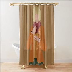 Resident Evil 4 Remake Ashley Graham Fan Art Shower Curtain