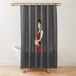 Resident Evil Ada Wong Resident Gift and Resident T-Shirt Shower Curtain