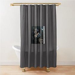 Resident Evil: Chris Redfield, Leon Kennedy - Resident Evil T-Shirt Shower Curtain