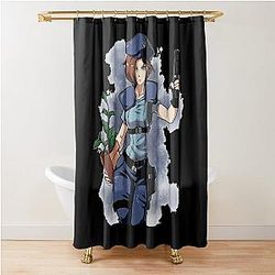 Resident Evil Jill Shower Curtain