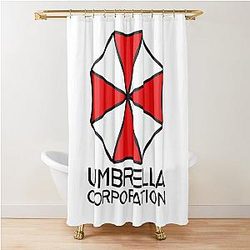 Resident Evil Umbrella Corp Shower Curtain