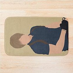 Resident Evil 4 Leon Fan Art Bath Mat