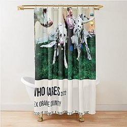 Rex Orange County Who Cares? Poster Shower Curtain