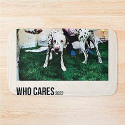 Rex Orange County Who Cares Poster Bath Mat