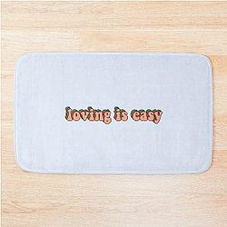 Loving is Easy Rex Orange County Bath Mat