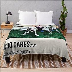 Rex Orange County - Who Cares Poster Throw Blanket