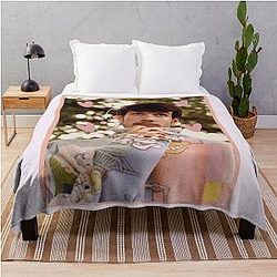 Rex Orange County Pink Throw Blanket