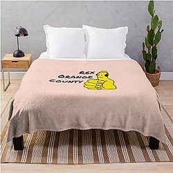 Rex Orange County Who Cares Throw Blanket