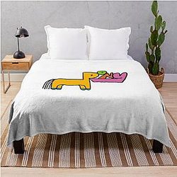 Pony Rex Orange County Throw Blanket