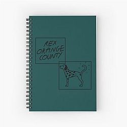 Rex Orange County Who Cares Tour Spiral Notebook