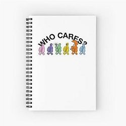Who Cares Rex Orange County Spiral Notebook
