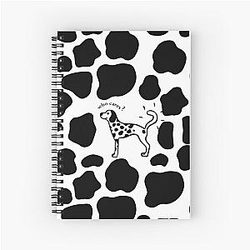 Rex Orange County - Who Cares Black White Spiral Notebook