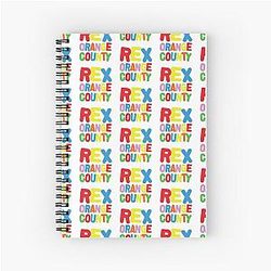 Rex Orange County Logo Sticker Artwork Notebook