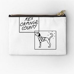 rex orange county who cares tour Zipper Pouch