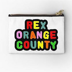 Rex Orange County Logo Zipper Pouch