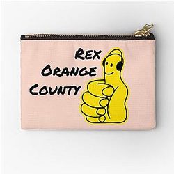 rex orange county Zipper Pouch