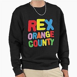 Rex Orange County Logo Sticker Artwork Sweatshirt