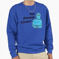 Rex Orange County Blue Pullover Sweatshirt