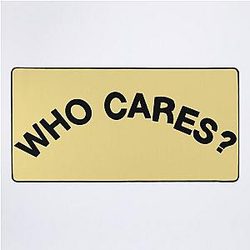 Who cares Rex Orange County Desk Mat