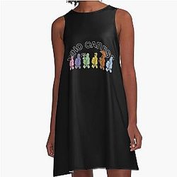 Who Cares Rex Orange County Sticker A-Line Dress