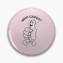 Who Cares Rex Orange County Pin