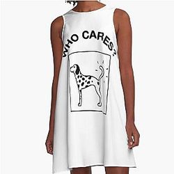 rex orange county who cares a line dress