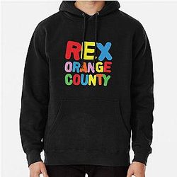 Rex Orange County Logo Sticker Artwork Hoodie