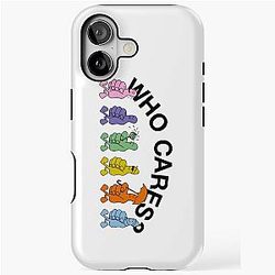 Who Cares Rex Orange County iPhone Tough Case
