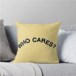 Who Cares Rex Orange County Throw Pillow