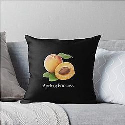 Apricot Princess Rex Orange County Throw Pillow