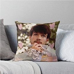 rex orange county Pink Throw Pillow