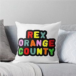 Rex Orange County Throw Pillow