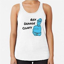 rex orange county Racerback Tank Top